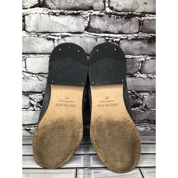 Shoe The Bear Dark Grey Suede Casual Back Zip Heel Boots Women Sz 41EU/10.5M US - Picture 12 of 16